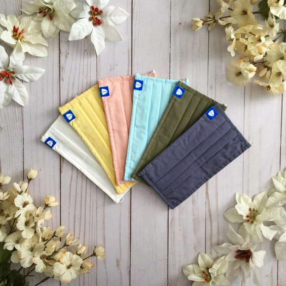 NEW! Reusable Cloth Face Mask - White Color - Picture 4 of 4